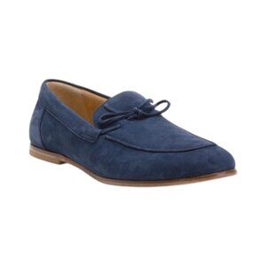 STUART WEITZMAN Denim Blue Made In Italy Suede Bennett Loafers